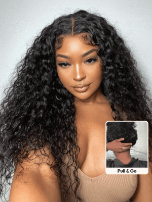 UNice Bye-Bye Knots 7x5 Lace Curly Glueless Wig With Finger Coil Ends